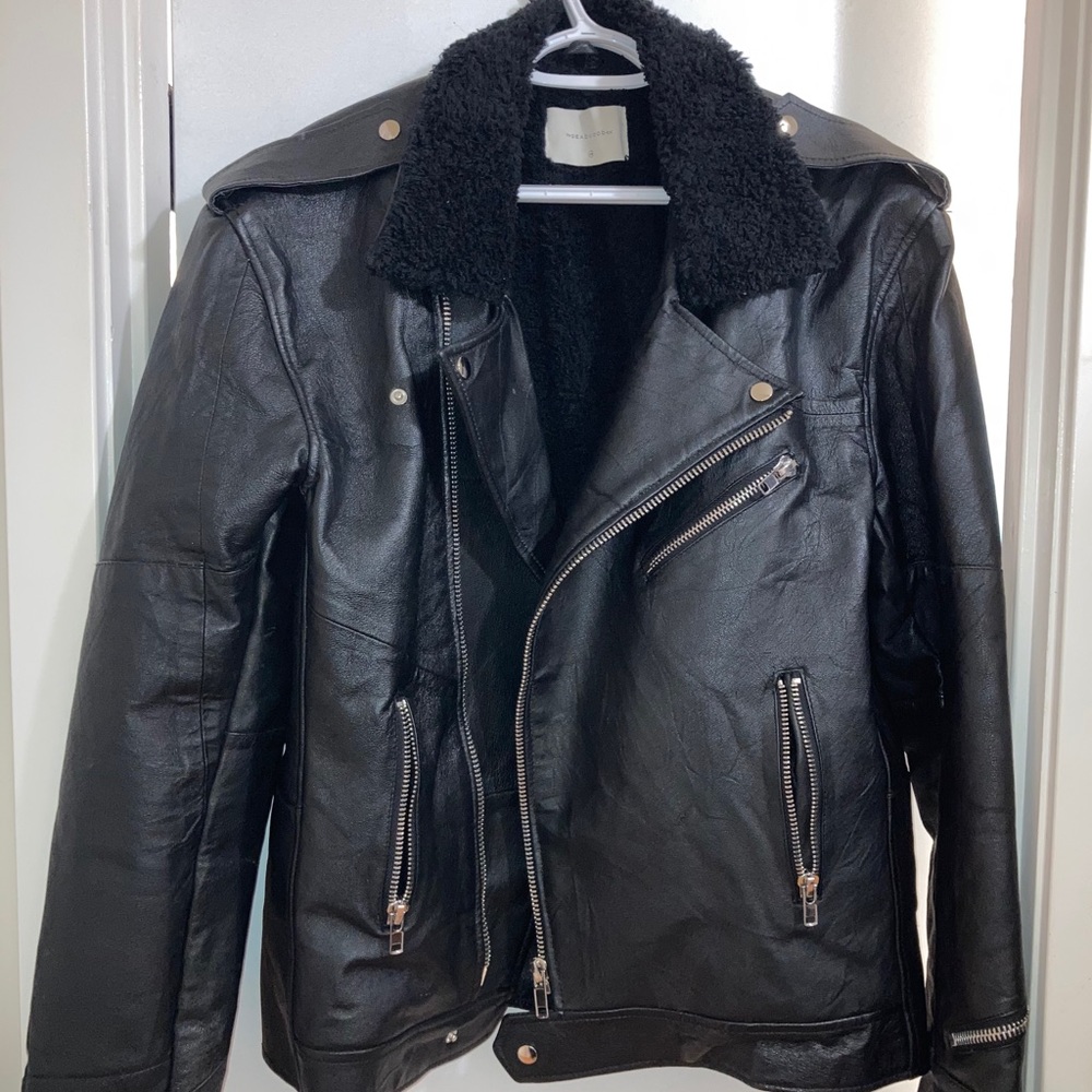 Deadwood Avery Recycled Men’s Leather Jacket | 48 - Picture 6 of 11